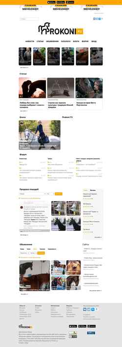 Снимак екрана www.prokoni.ru