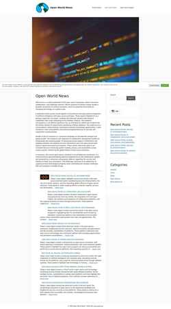 Schermata openworld.news