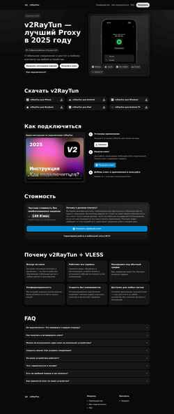 Екранна снимка v2raytun.dev