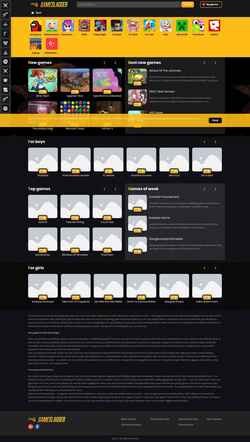 Zrzut ekranu gameslagged.com