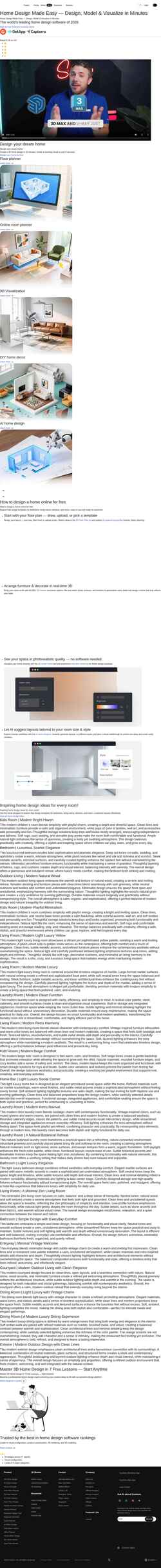 Screenshot www.coohom.com