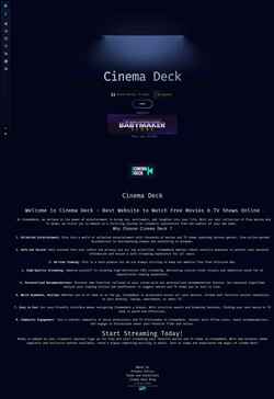 Skärmdump cinemadeck.com