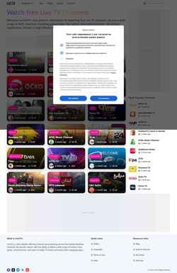 Captură de ecran live-tv-channels.org