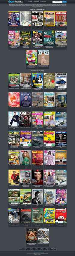 Captura de tela pdf-magazines-archive.com