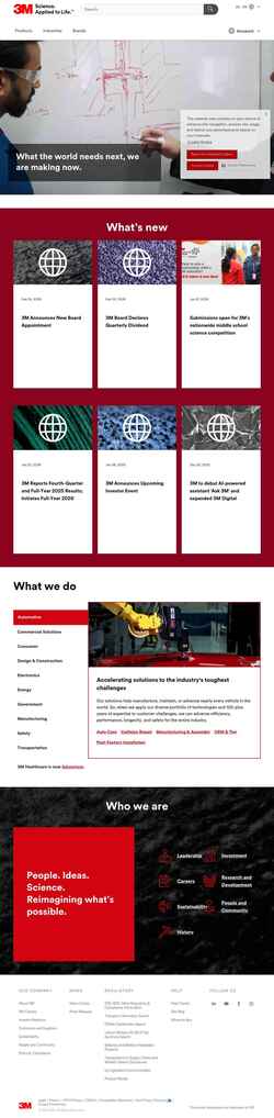 Ekran görüntüsü www.3m.com