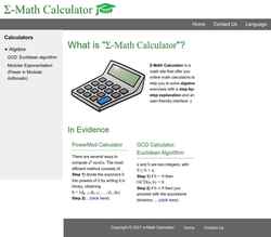 Captura de pantalla www.emathcalculator.com