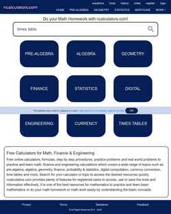 Скриншот ncalculators.com