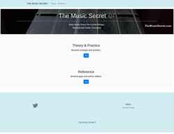 Captura de pantalla themusicsecret.com