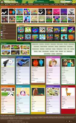 Снимак екрана www.1001games.com