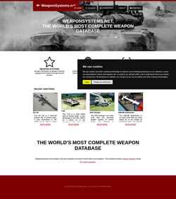 Schermata www.weaponsystems.net