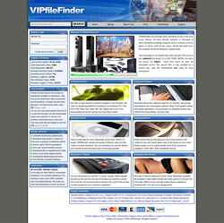 Skærmbillede www.vipfilefinder.com