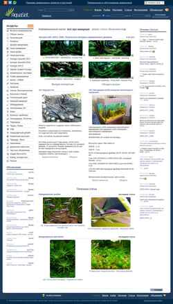 Ekrānuzņēmums www.aqua-set.ru