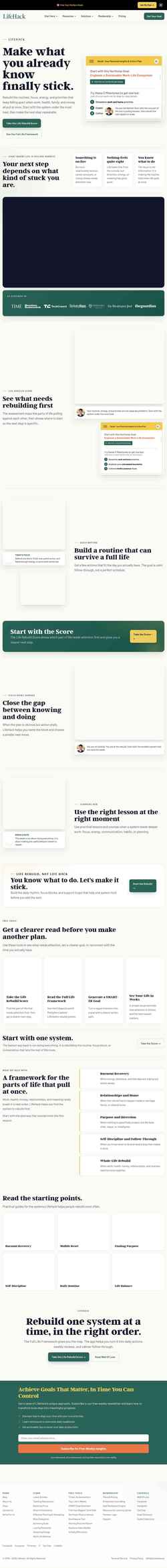 Screenshot www.lifehack.org