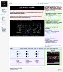 Zrzut ekranu nethackwiki.com