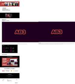 Captura de pantalla www.ab3.be