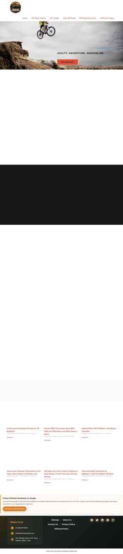 Screenshot offroadhandbook.com