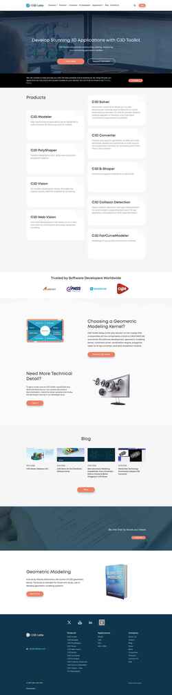 Snímek obrazovky c3dlabs.com