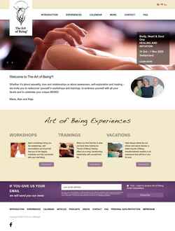 Zrzut ekranu artofbeing.com