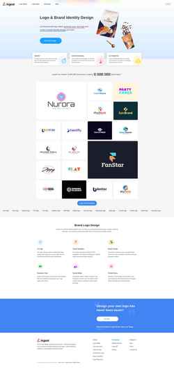 スクリーンショット www.logoai.com