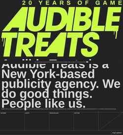 Скриншот audibletreats.com