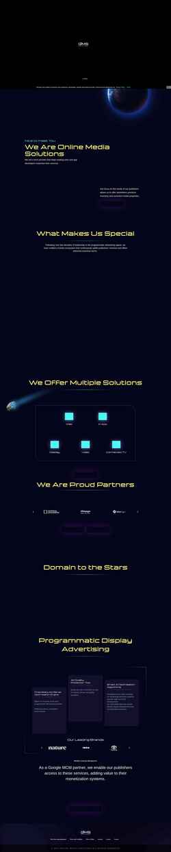 Screenshot onlinemediasolutions.com