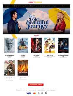 Snimka zaslona happycinema.md
