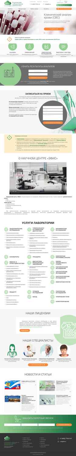 Snímek obrazovky www.efis.ru