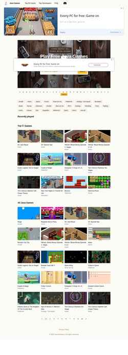 Скриншот javagames.cc