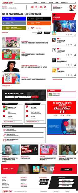Ekraanipilt www.top40.nl