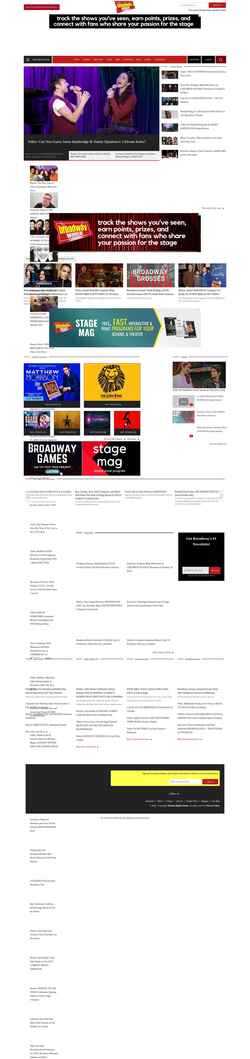 Schermata www.broadwayworld.com