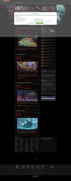 Zrzut ekranu www.dotafire.com