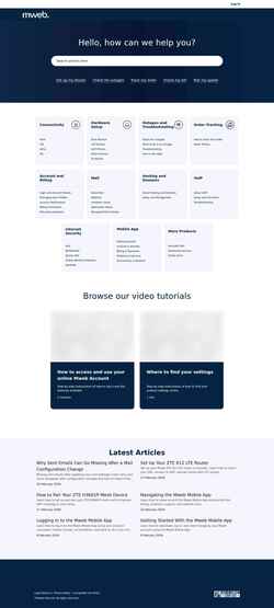 Snímek obrazovky mweb-portal-help.vercel.app