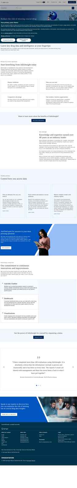 Zrzut ekranu adisinsight.springer.com