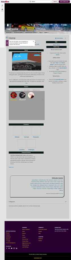 Schermata testdrive.fandom.com