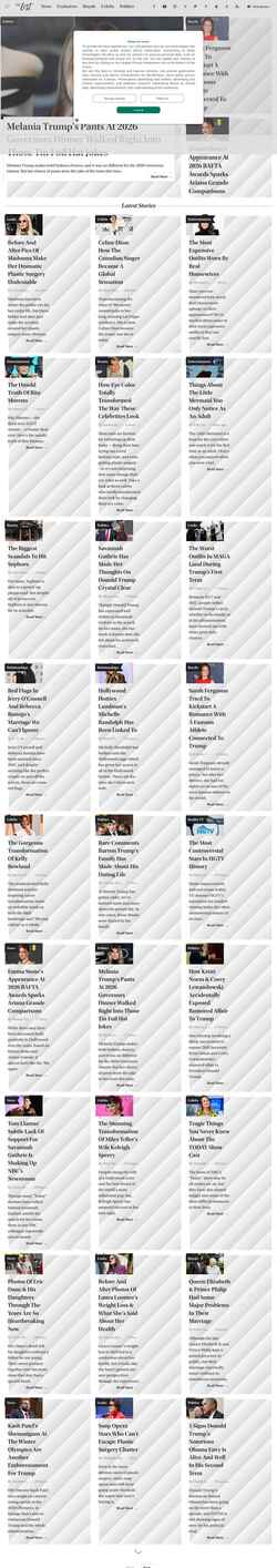 Captura de pantalla www.thelist.com