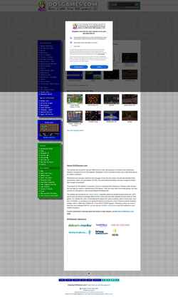 Skärmdump www.dosgames.com