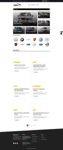 Снимак екрана www.graphiccarsevolution.com