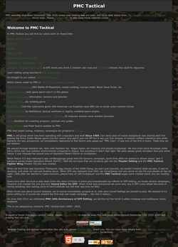 Captura de pantalla www.pmctactical.org