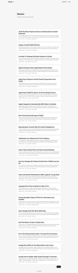 Екранна снимка lifewirezzs.pages.dev