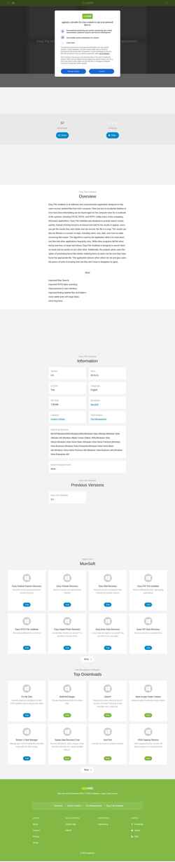 Posnetek zaslona easy-file-undelete.apponic.com