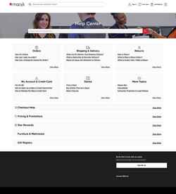 Снимак екрана customerservice-macys.com