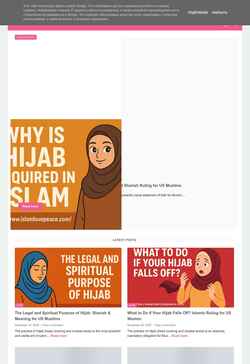 Captura de pantalla www.islamlovepeace.com