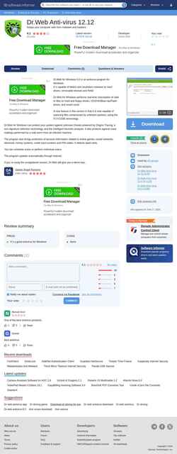Schermata dr-web-anti-virus.informer.com
