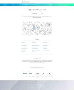 Posnetek zaslona bestcareerguide.com