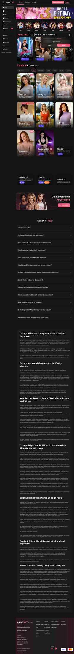 Ekraanipilt candy.ai