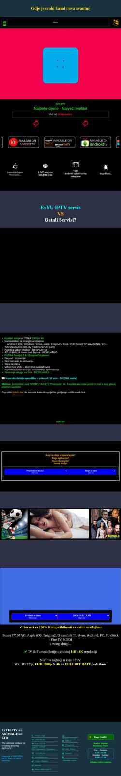 Skærmbillede exyuiptv.eu