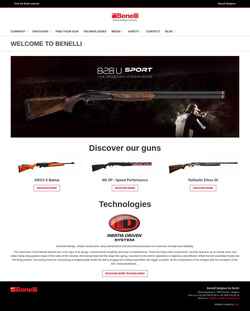 Snimka zaslona benelli-guns.be