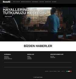 Snimka zaslona benelliturkiye.com
