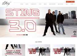 Schermata www.sting.com