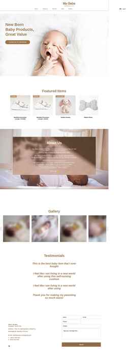 Captura de pantalla www.mybebeshop.com